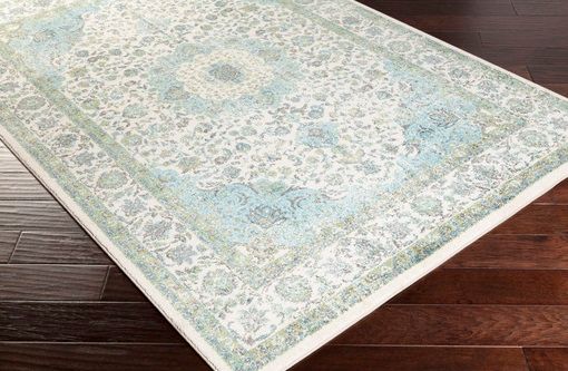 Surya Aberdine Green/Teal 7'x9' Area Rug-1