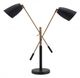 Zuo® Tanner Matte Black/Brass Table Lamp-3