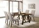 Furniture of America® Woodworth 2-Piece Gray/Walnut Dining Side Chair Set-1