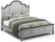 Flexsteel® Plymouth® 3-Piece Distressed Graywash King Poster Bedroom Set-2