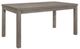Homelegance® Bainbridge Weathered Gray Dining Table-0