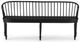 Magnolia Home by Joanna Gaines Carlotta Matte Black Bench-3