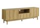 Monarch Specialties Inc. Light Walnut 72" TV Stand with Storage-0