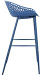 Moe's Home Collection Piazza Blue-m2 Outdoor Bar Stool-1