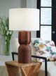 Signature Design by Ashley® Rowandale Brick Red Table Lamp-3
