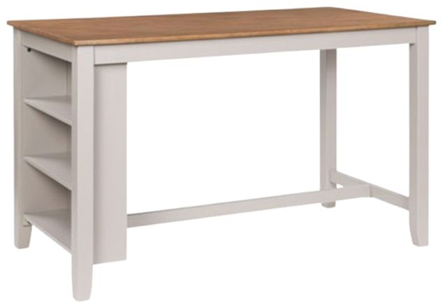 Signature Design by Ashley® Gesthaven 5-Piece Gray/Natural Counter Table Set-1