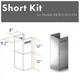ZLINE 2 Piece 12" Stainless Steel Wall Hood Extension Kit-2