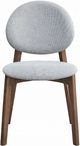 ACME Furniture Hadasa 2-Piece Light Gray/Walnut Dining Side Chair Set-3
