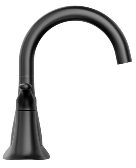 KOHLER® Simplice® Matte Black Centerset Bathroom Sink Faucet-2