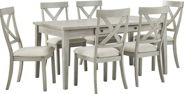 Signature Design by Ashley® Parellen 7-Piece Gray Dining Set-0