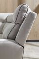 Signature Design by Ashley® Social Pointe 5-Piece Ash/Pearl L-Shape Power Reclining Sectional-2