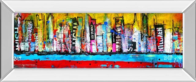Classy Art Skyline by Erin Ashley Mirror Framed Wall Art-0