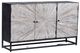Jofran Inc. Astral Plains Reclaimed Gray 3-Door Accent Cabinet-0