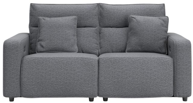 Signature Design by Ashley® Modmax II 2-Piece Pepper/Salt Power Reclining Loveseat-0