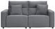 Signature Design by Ashley® Modmax II 2-Piece Pepper/Salt Power Reclining Loveseat-0
