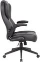 Presidential Seating Boss Black Executive High Back Flip Arm Chair-2
