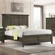 Intercon San Mateo Gray King Standard Panel Bed-1