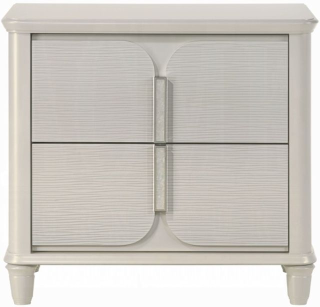 ACME Furniture Laveda Pearl White Nightstand-3
