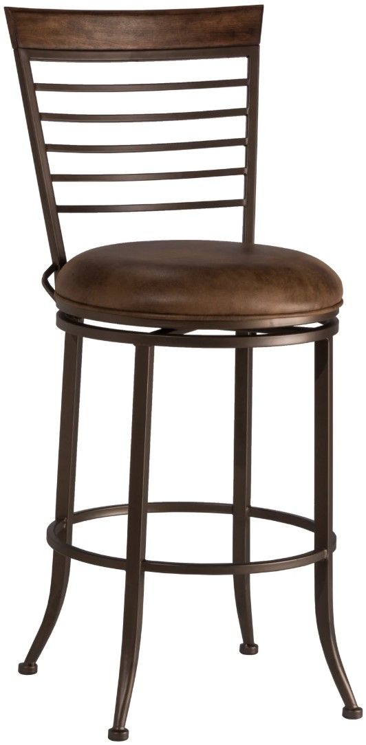 HH2 Home Terrell Brown/Walnut Bar Stool-0