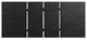 Elements International Grady 7-Piece Black/Gray Rectangular Dining Set-1