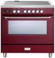 Verona® Ultima 36" Burgundy Pro Style Induction Range-0