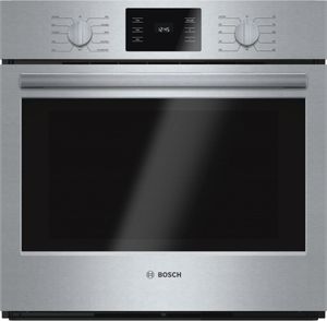 front view of the Bosch® 500 Series 30" Stainless Steel Electric Built In Single Oven