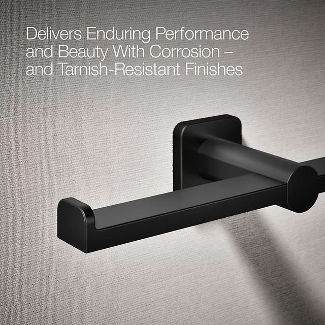 KOHLER® Parallel® Matte Black Double Toilet Paper Holder-4