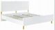 ACME Furniture Gaines White High Gloss Eastern King Panel Bed-0