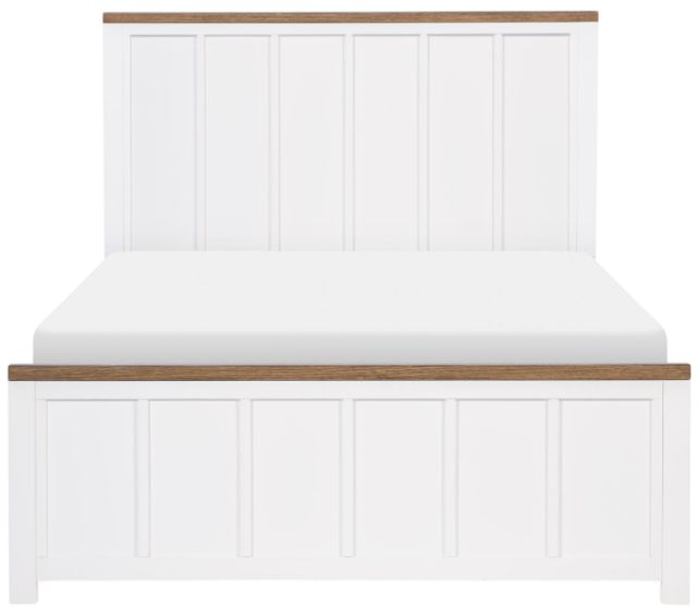 Legacy Kids Teen Dutton Toasted/White Full Youth Panel Bed-2
