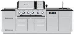 Broil King® Imperial™ QS 690iE Stainless Steel Liquid Propane Outdoor Kitchen Kit