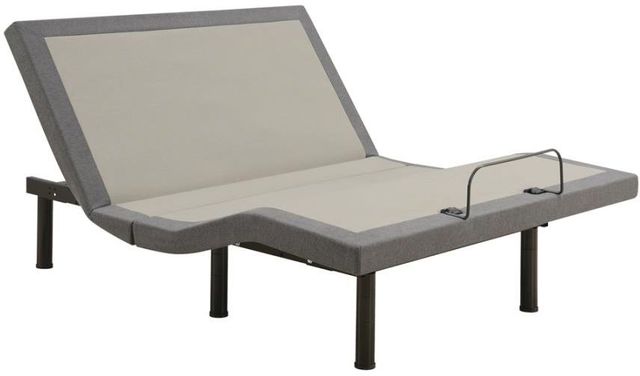 Coaster® Black/Gray California King Adjustable Bed Base-0