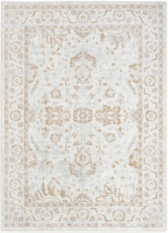 Nourison Home™ Astra Machine Washable Gray 5'x7' Area Rug-0