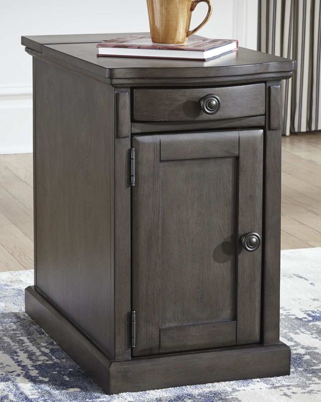 Signature Design by Ashley® Laflorn Gray Chairside End Table-4