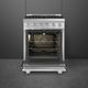 Smeg Professional 24" Stainless Steel Pro Style Gas Range-1