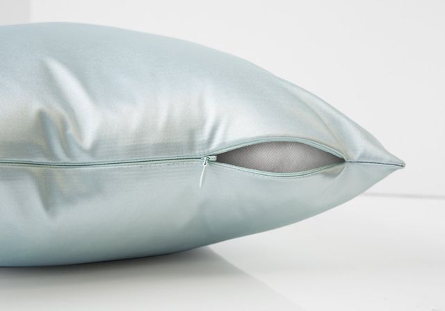 Monarch Specialties Inc. Set of 2 Mint Satin Pillow-1
