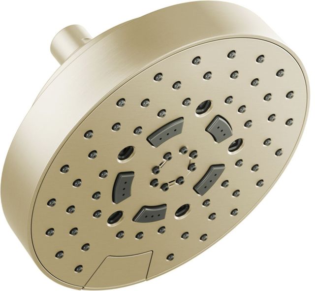 Brizo Essential™ Brilliance® Polished Nickel 2.5 GPM Linear Round H2Okinetic® Multi-Function Wall Mount Shower Head-0