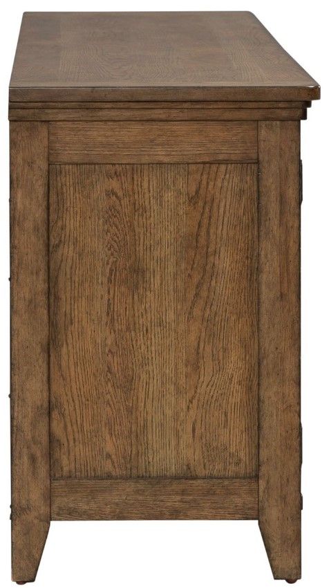 Liberty Furniture Carolina Park Amber Brown 78" TV Console-3