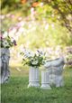 A & B Home White Planter-5