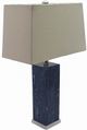 A & B Home Blue Lamp-1