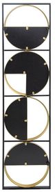 A & B Home Catherine Black Mirror -2