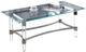 Furniture of America® Beaumaris Chrome Coffee Table-0