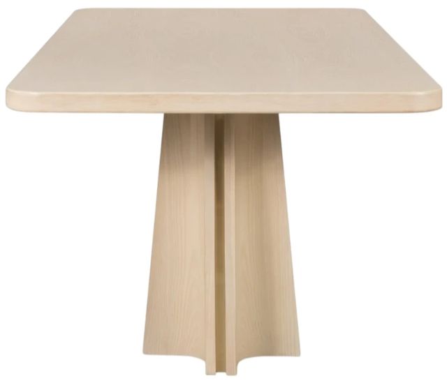 Modus Furniture Zinnia White Sand Double Pedestal Dining Table-4
