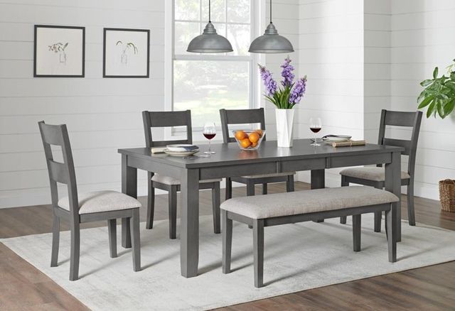 Urban Styles Furniture Acadia Beige/Gray Dining Bench-1