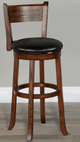 Sunny Designs™ Vintage Mocha 17" Swivel Bar Stool-1
