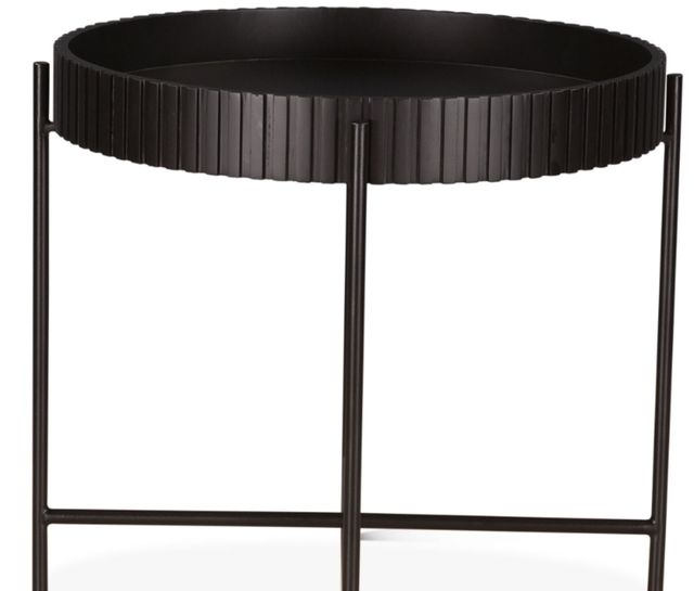 Home Trends & Design Verbania Matte Black Nesting Table-1
