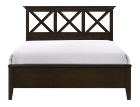 Bernards Nova II Cherry Queen Panel Bed-1