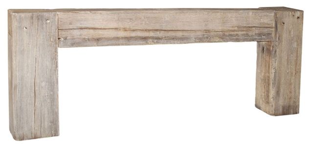 Classic Home Giza Antique White Console Table-0