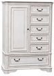 Liberty Furniture Magnolia Manor Antique White Master Chest-0