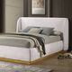 Furniture of America® Whitman White/Natural Oak Queen Panel Bed-3