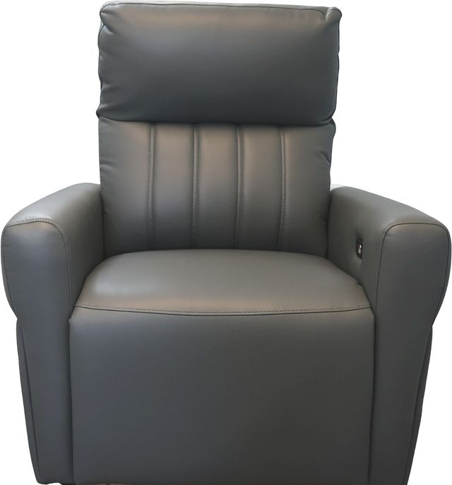 UltraComfort™ Warmth Collection Cinder Ash Medium Power Recliner with Heat and Adjustable Headrest-1